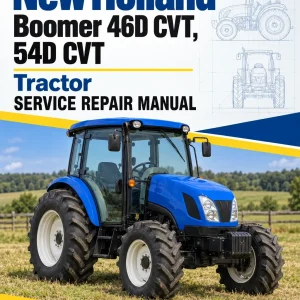 New Holland Boomer 46D CVT, 54D CVT Tractor Service Manual New Holland Boomer 46D CVT, 54D CVT Tractor Service Manual