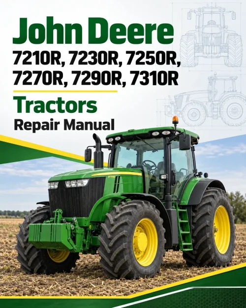John Deere 7210R, 7230R, 7250R, 7270R, 7290R, 7310R Tractors Repair Manual John Deere 7210R, 7230R, 7250R, 7270R, 7290R, 7310R Tractors Repair Manual