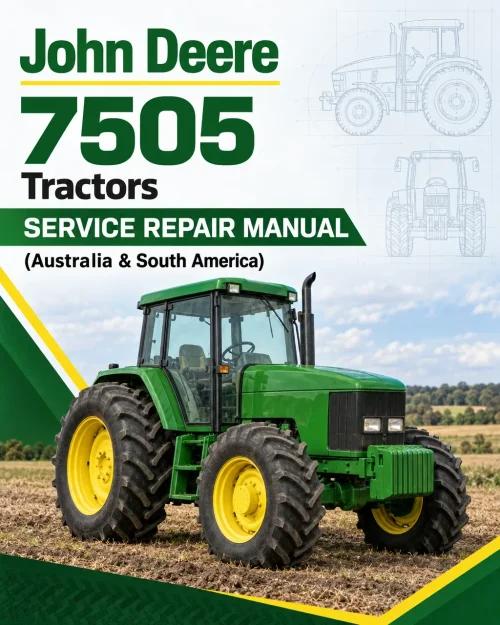 John Deere 7505 Tractors Service Repair Manual (Australia & South America) John Deere 7505 Tractors Service Repair Manual (Australia & South America)
