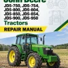 John Deere JD5-750, JD5-754, JD5-800, JD5-804, JD5-850, JD5-854, JD5-900, JD5-950 Tractors Repair Manual