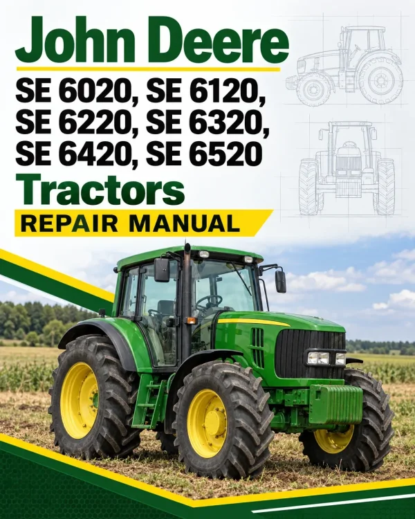 John Deere SE 6020, SE 6120, SE 6220, SE 6320, SE 6420, SE 6520 Tractors Repair Manual