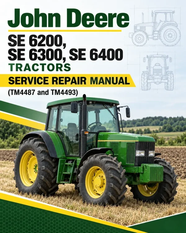 John Deere SE 6200, SE 6300, SE 6400 Tractors Service Repair Manual (TM4487 and TM4493) John Deere SE 6200, SE 6300, SE 6400 Tractors Service Repair Manual (TM4487 and TM4493)