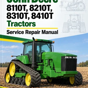 John Deere 8110T, 8210T, 8310T, 8410T Tractors Service Repair Manual