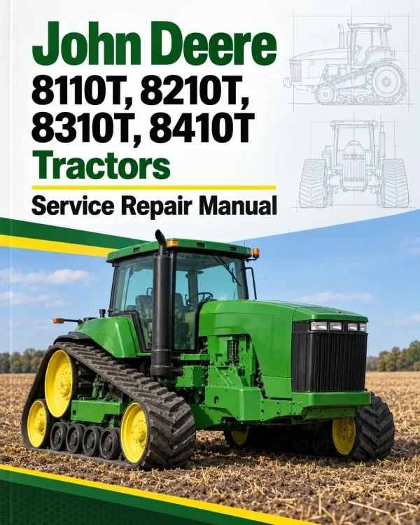 John Deere 8110T, 8210T, 8310T, 8410T Tractors Service Repair Manual John Deere 8110T, 8210T, 8310T, 8410T Tractors Service Repair Manual