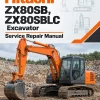 Hitachi ZX80SB, ZX80SBLC Excavator Service Repair Manual