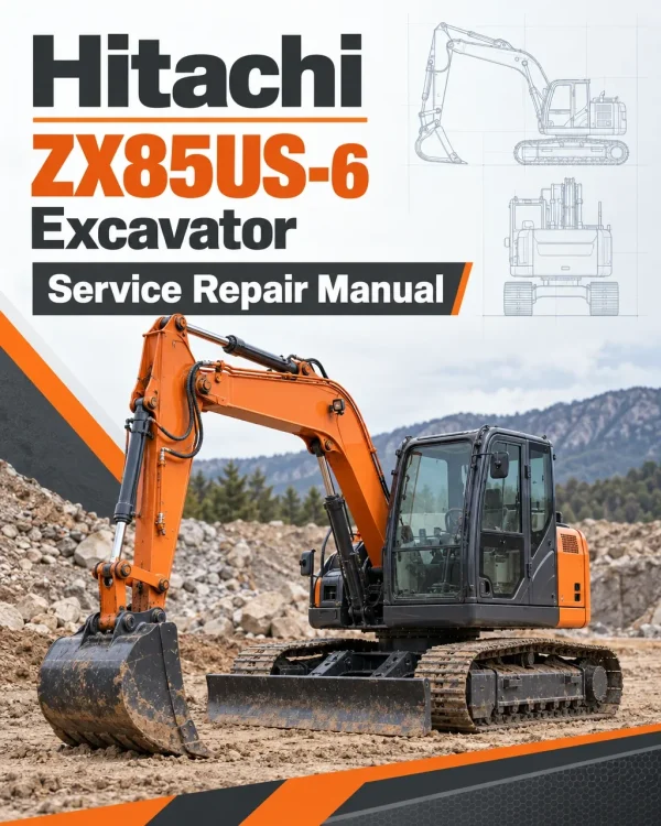 Hitachi ZX85US-6 Excavator Service Repair Manual Hitachi ZX85US-6 Excavator Service Repair Manual