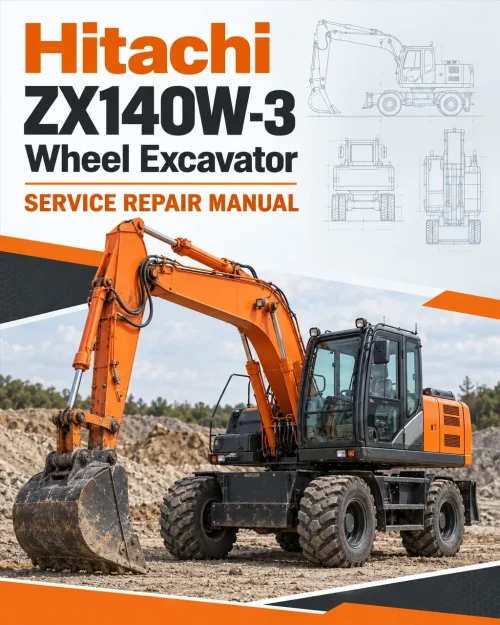 Hitachi ZX140W-3 Wheel Excavator Service Repair Manual Hitachi ZX140W-3 Wheel Excavator Service Repair Manual