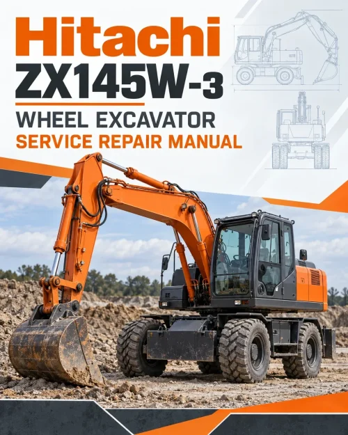 Hitachi ZX145W-3 Wheel Excavator Service Repair Manual