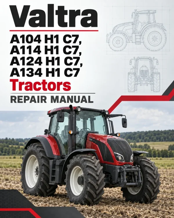 Valtra A104 H1 C7, A114 H1 C7, A124 H1 C7, A134 H1 C7 Tractors Repair Manual Valtra A104 H1 C7, A114 H1 C7, A124 H1 C7, A134 H1 C7 Tractors Repair Manual