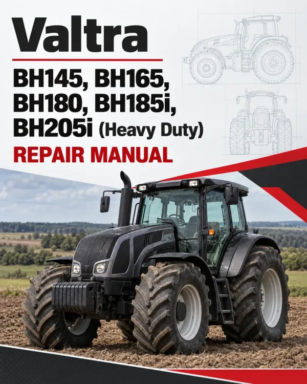 Valtra BH145, BH165, BH180, BH185i, BH205i (Heavy Duty) Repair Manual