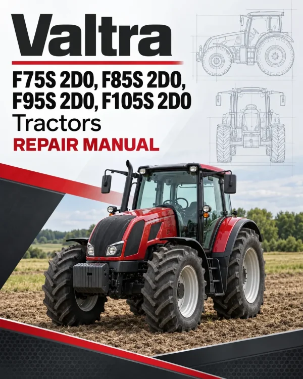 Valtra F75S 2D0, F85S 2D0, F95S 2D0, F105S 2D0 Tractors Repair Manual