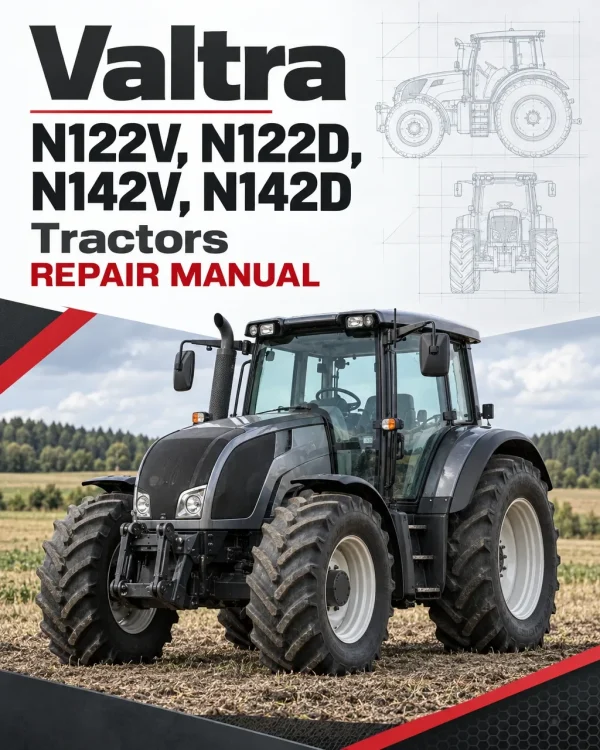 Valtra N122V, N122D, N142V, N142D Tractors Repair Manual Valtra N122V, N122D, N142V, N142D Tractors Repair Manual