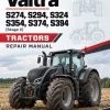 Valtra S274, S294, S324, S354, S374, S394 (Stage V) Tractors Repair Manual