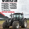 Valtra T132V, T152V, T162V, T172V, T182V, T202V Tractors Repair Manual