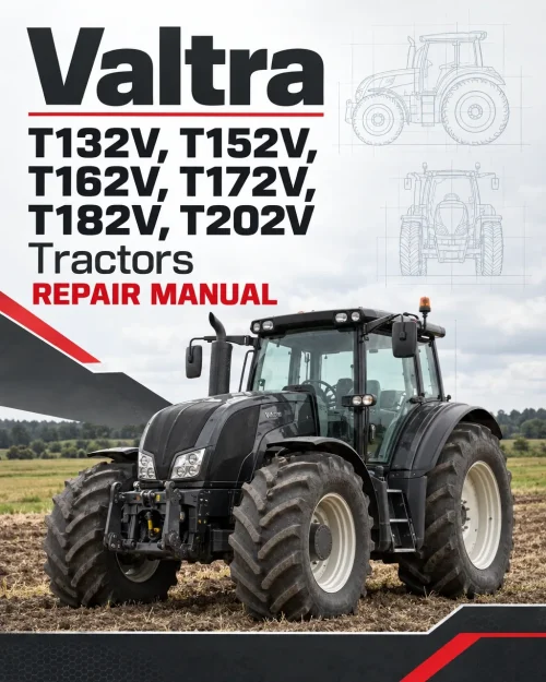 Valtra T132V, T152V, T162V, T172V, T182V, T202V Tractors Repair Manual Valtra T132V, T152V, T162V, T172V, T182V, T202V Tractors Repair Manual