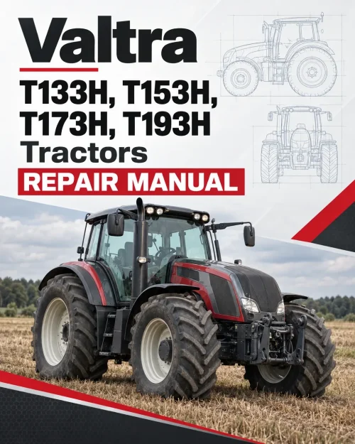Valtra T133H, T153H, T173H, T193H Tractors Repair Manual Valtra T133H, T153H, T173H, T193H Tractors Repair Manual