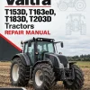 Valtra T153D, T163eD, T183D, T203D Tractors Repair Manual Valtra T153D, T163eD, T183D, T203D Tractors Repair Manual