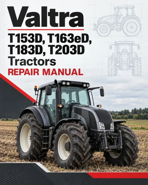 Valtra T153D, T163eD, T183D, T203D Tractors Repair Manual Valtra T153D, T163eD, T183D, T203D Tractors Repair Manual