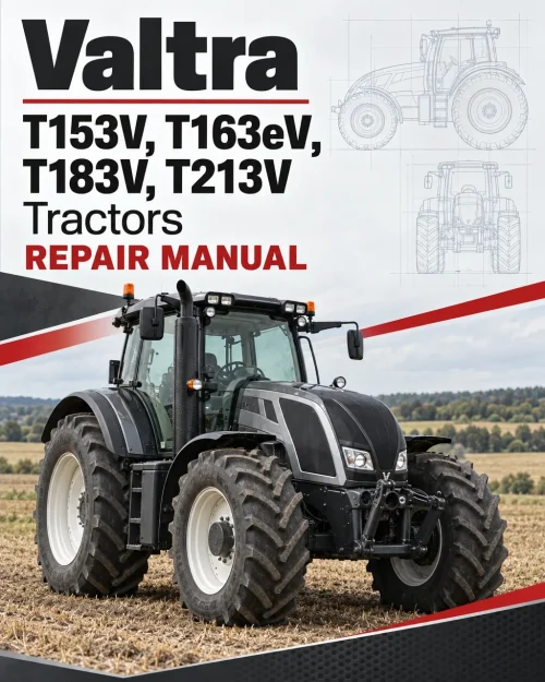 Valtra T153V, T163eV, T183V, T213V Tractors Repair Manual Valtra T153V, T163eV, T183V, T213V Tractors Repair Manual