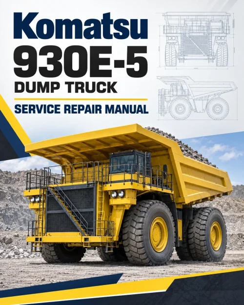 Komatsu 930E-5 Dump Truck Service Repair Manual Komatsu 930E-5 Dump Truck Service Repair Manual