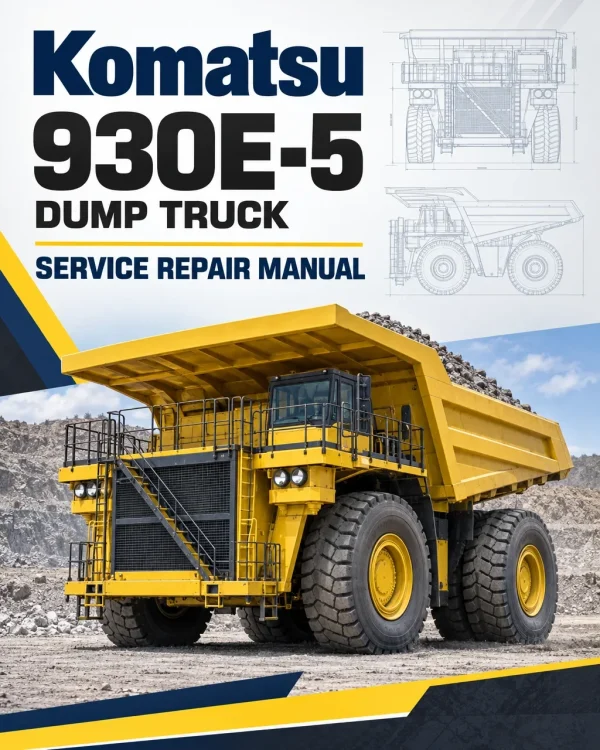 Komatsu 930E-5 Dump Truck Service Repair Manual Komatsu 930E-5 Dump Truck Service Repair Manual