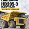 Komatsu HD205-3 Dump Truck Service Repair Manual