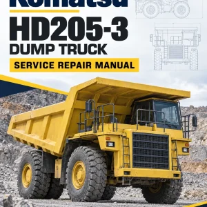 Komatsu HD205-3 Dump Truck Service Repair Manual