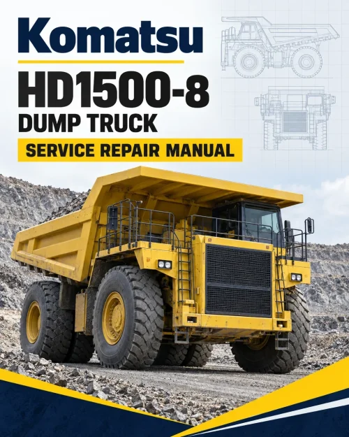 Komatsu HD1500-8 Dump Truck Service Repair Manual Komatsu HD1500-8 Dump Truck Service Repair Manual