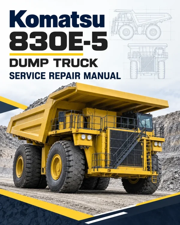 Komatsu 830E-5 Dump Truck Service Repair Manual Komatsu 830E-5 Dump Truck Service Repair Manual