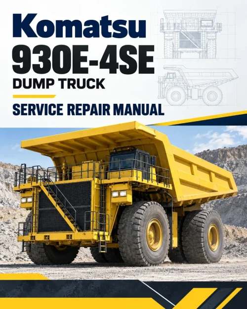 Komatsu 930E-4SE Dump Truck Service Repair Manual