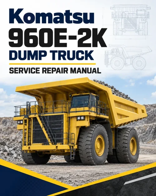 Komatsu 960E-2K Dump Truck Service Repair Manual