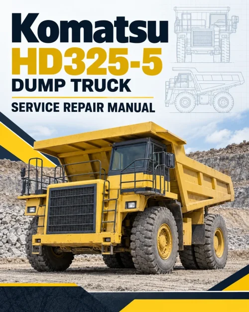 Komatsu HD325-5 Dump Truck Service Repair Manual