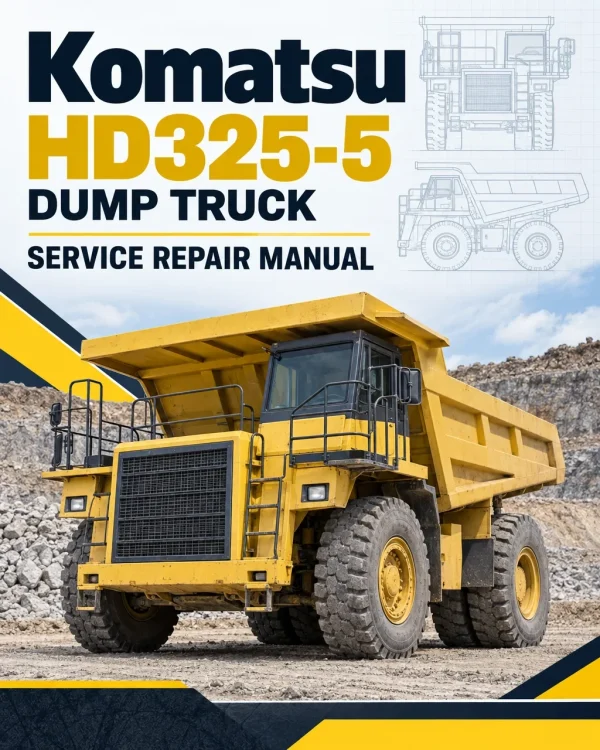 Komatsu HD325-5 Dump Truck Service Repair Manual