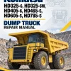 Komatsu HD325-6, HD325-6W, HD405-6, HD465-5, HD605-5, HD785-5 Dump Truck Repair Manual