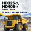 Komatsu HD325-7, HD405-7 Dump Truck Service Repair Manual