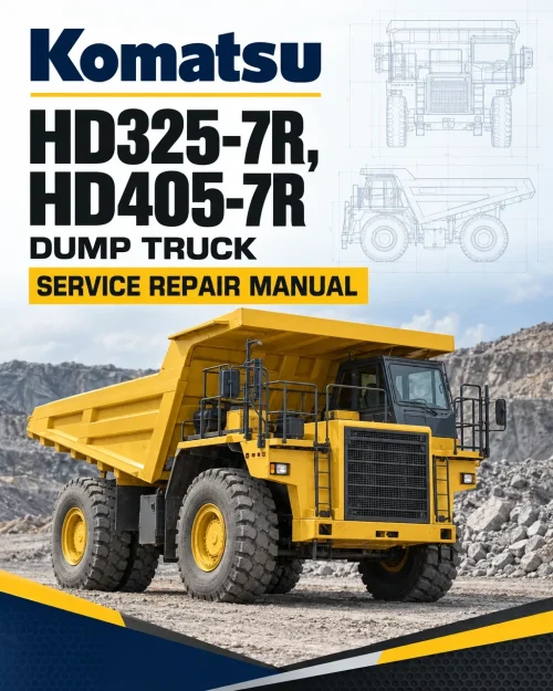 Komatsu HD325-7R, HD405-7R Dump Truck Service Repair Manual