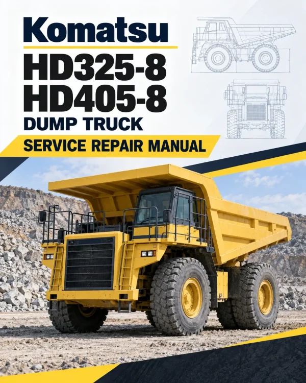Komatsu HD325-8, HD405-8 Dump Truck Service Repair Manual