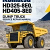 Komatsu HD325-8E0, HD405-8E0 Dump Truck Service Repair Manual