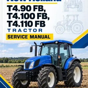 New Holland T4.90 FB, T4.100 FB, T4.110 FB Tractor Service Manual New Holland T4.90 FB, T4.100 FB, T4.110 FB Tractor Service Manual