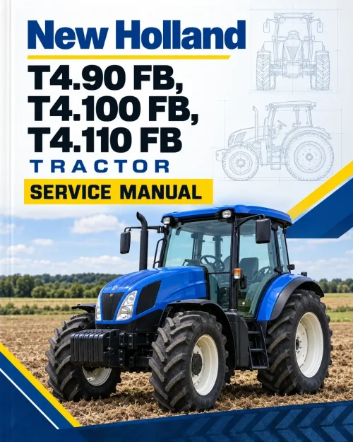 New Holland T4.90 FB, T4.100 FB, T4.110 FB Tractor Service Manual New Holland T4.90 FB, T4.100 FB, T4.110 FB Tractor Service Manual