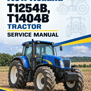 New Holland T1254B, T1404B Tractor Service Manual New Holland T1254B, T1404B Tractor Service Manual