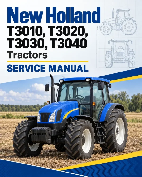 New Holland T3010, T3020, T3030, T3040 Tractors Service Manual