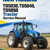 New Holland TD5030, TD5040, TD5050 Tractor Service Manual New Holland TD5030, TD5040, TD5050 Tractor Service Manual