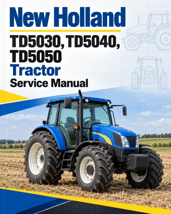 New Holland TD5030, TD5040, TD5050 Tractor Service Manual New Holland TD5030, TD5040, TD5050 Tractor Service Manual
