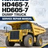 Komatsu HD465-7, HD605-7 Dump Truck Service Repair Manual Komatsu HD465-7, HD605-7 Dump Truck Service Repair Manual