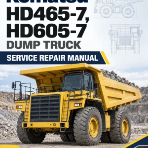Komatsu HD465-7, HD605-7 Dump Truck Service Repair Manual