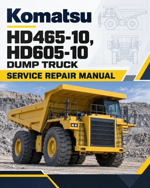 Komatsu HD465-10, HD605-10 Dump Truck Service Repair Manual