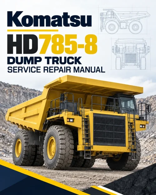 Komatsu HD785-8 Dump Truck Service Repair Manual Komatsu HD785-8 Dump Truck Service Repair Manual