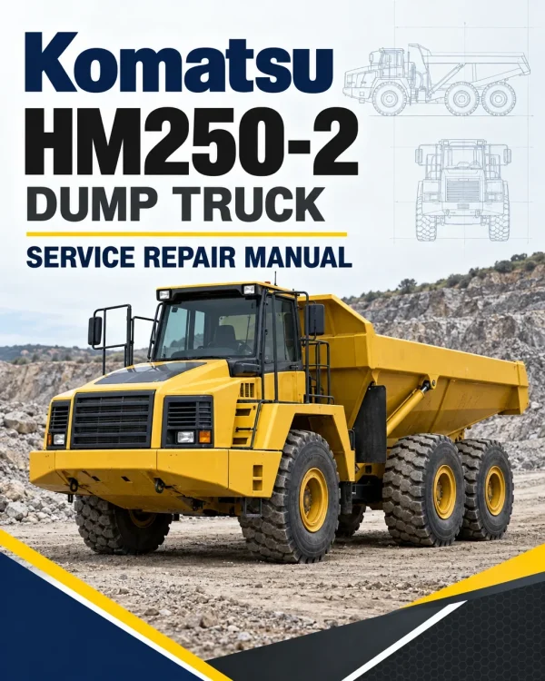 Komatsu HM250-2 Dump Truck Service Repair Manual Komatsu HM250-2 Dump Truck Service Repair Manual