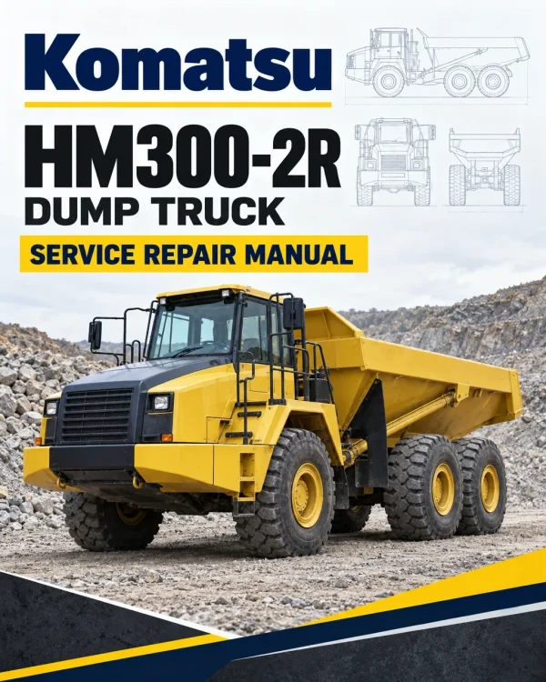 Komatsu HM300-2R Dump Truck Service Repair Manual Komatsu HM300-2R Dump Truck Service Repair Manual